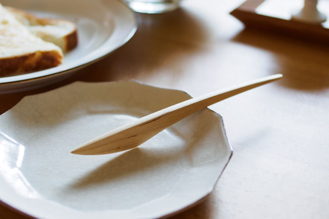 スタジオユタカ 木のバターナイフ メープル